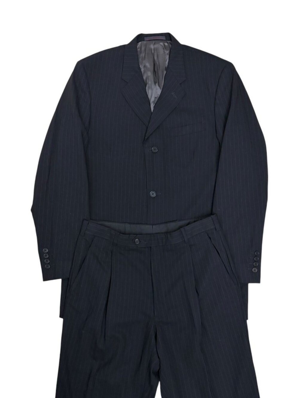 TED BAKER ENDURANCE Vintage SUIT Blazer Dress Pants Retro Business Formal Men 40 - Picture 2 of 8